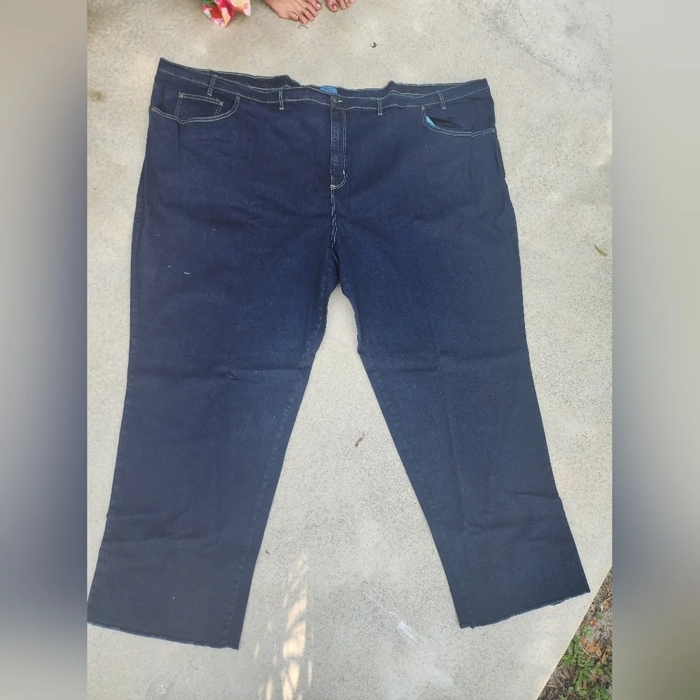 BIG & TALL Dark Blue Denim Jeans NWT